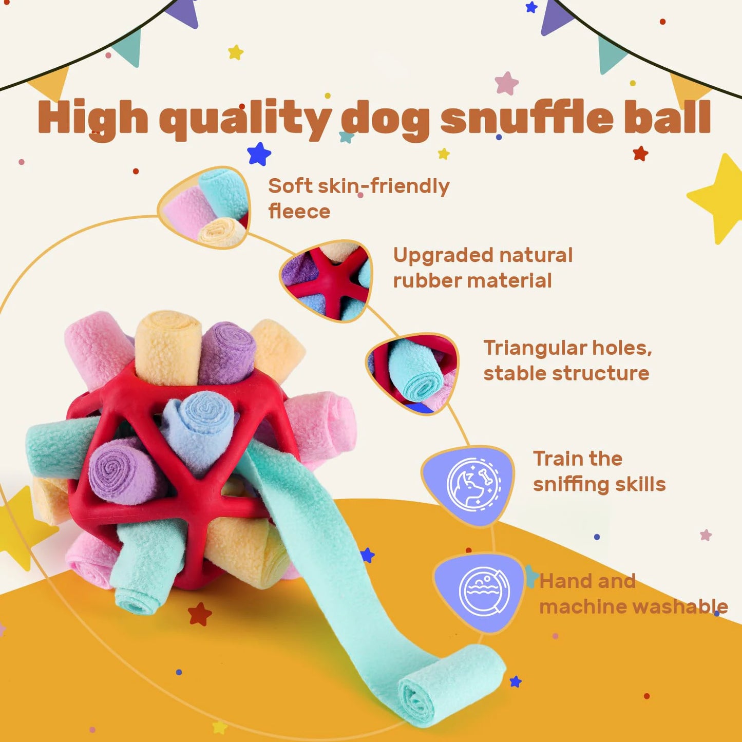 Dog Sniffing Ball Innovative Pet Shaking Training Toys for Pet