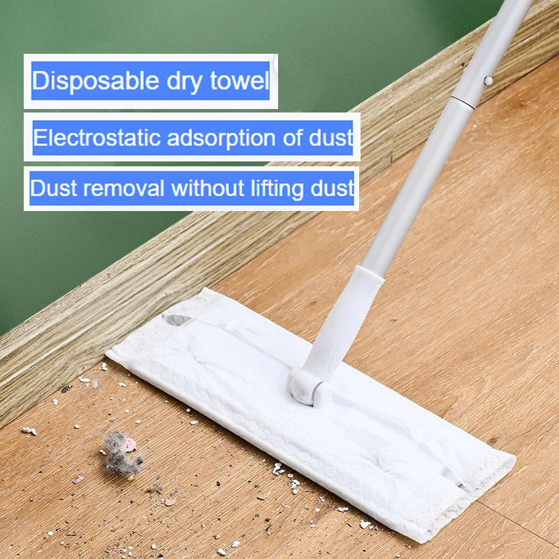 1 Pack Dust Removal Paper, Disposable Mopping Cloth For Floor