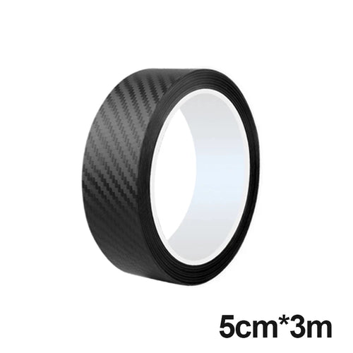 SEAMETAL 3D Carbon Fiber Car Protective Film Door Threshold Protector