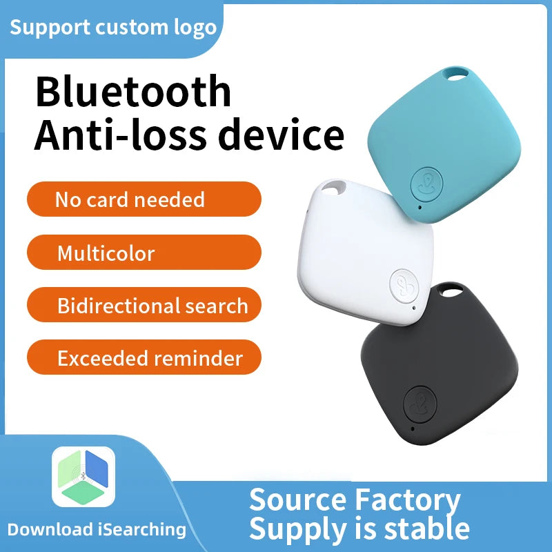 HOMEFISH Mini Bluetooth 5.0 Tracker AntiLost Device Round Pet Kids Bag