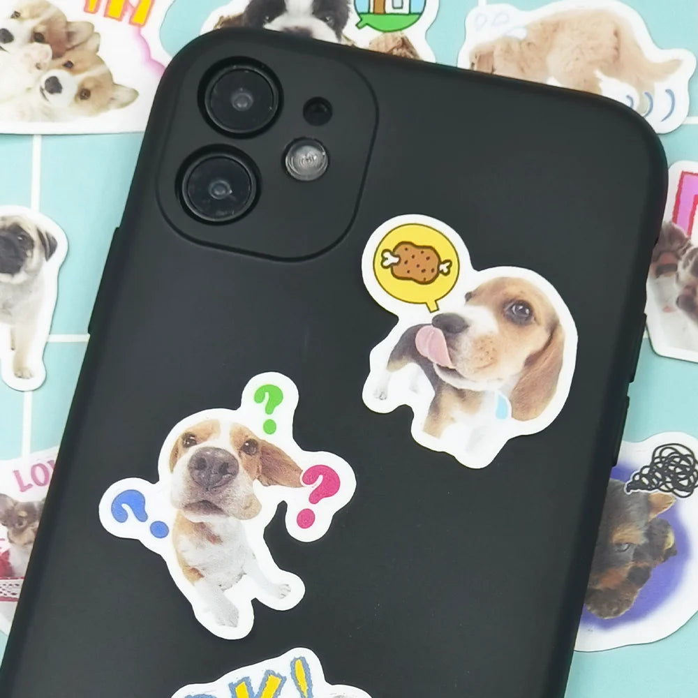40pcs Pet Dog Holiday Party Sticker Mobile Phone Cup Laptop Skateboard