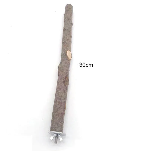 Natural Wood Pet Parrot Raw Wood Fork Tree Branch Stand Rack Squirrel