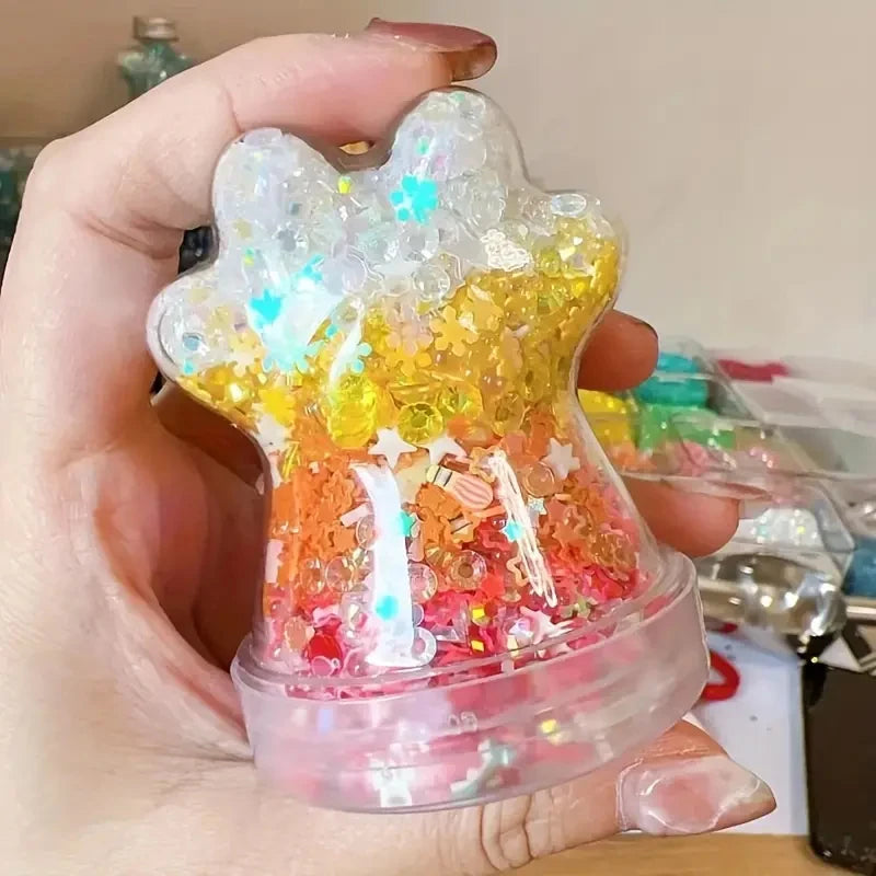 Transparent Pet Fur Keepsake Bottle Pet Cat Hair Storage Jar Kawaii