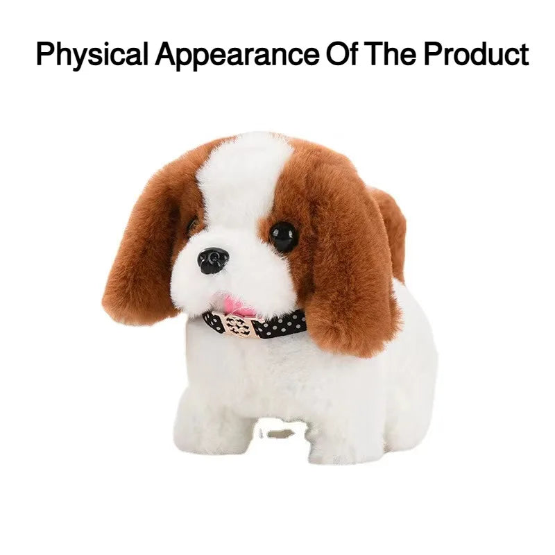 Cute Interactive Puppy Plush Toy Voice Control Soft Stuffed Animal