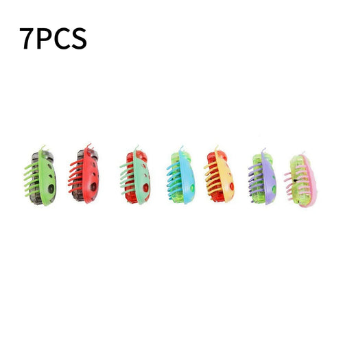 Mini Electric Bug Pet Dog Cat Toy Interactive Cute Ladybird Beetle