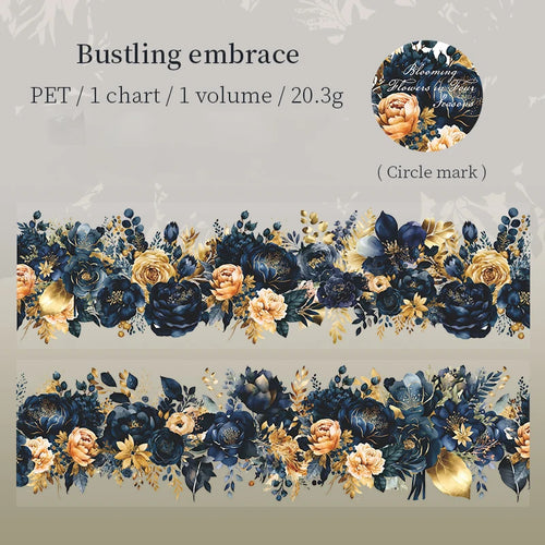200cm/Roll PET Tape Flowers Four Seasons Series Plant Landscaping
