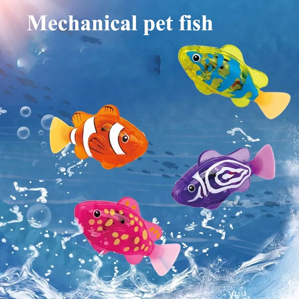 New style Children Electronic Fish Summer Bath Toys Pet Toys Swimming
