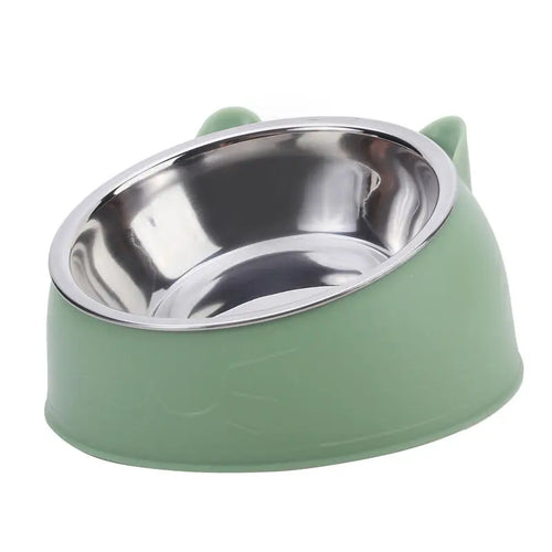 1/2/5pcs Cat Bowl Creative Inclined Kitten Puppy Food Feeding Bowls