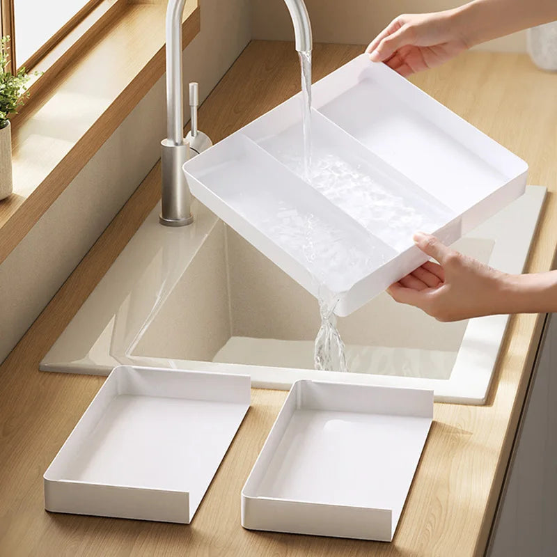 Expandable Drawer Organizer Versatile Adjustable Organizer Cutlery