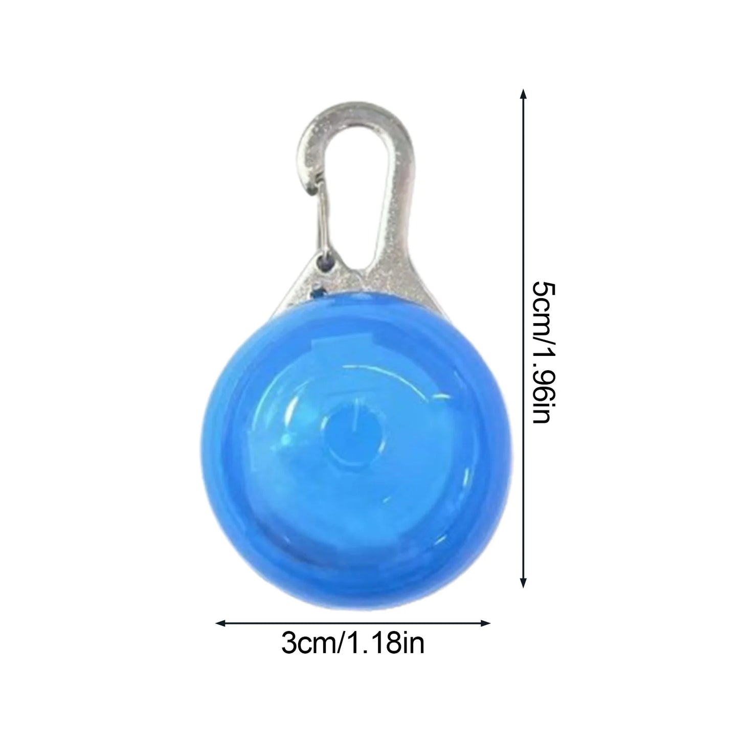 LED Glow Dog Collar Pendant Light Up Pet Accessories Night Safety