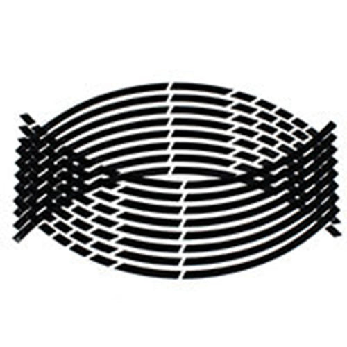 16Pcs 17"18" Strips Motorcycle Wheel Stickers Car Reflective Rim Tape