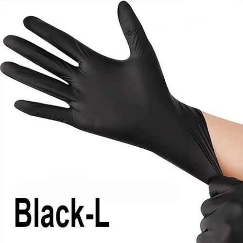 20/50/100PCS Disposable Black Gloves for Home Cleaning Suitable for