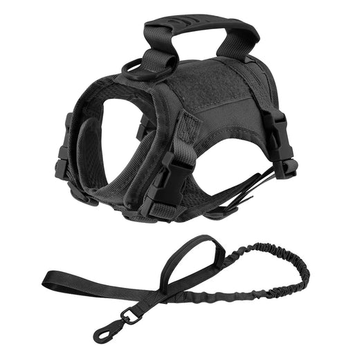 Tactical Cat Harness For Walking Escape Proof Adjustable Pet Vest