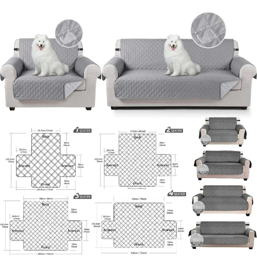 100% Waterproof Couch Covers Sofa Cover Non-Slip Sofa Slipcover with