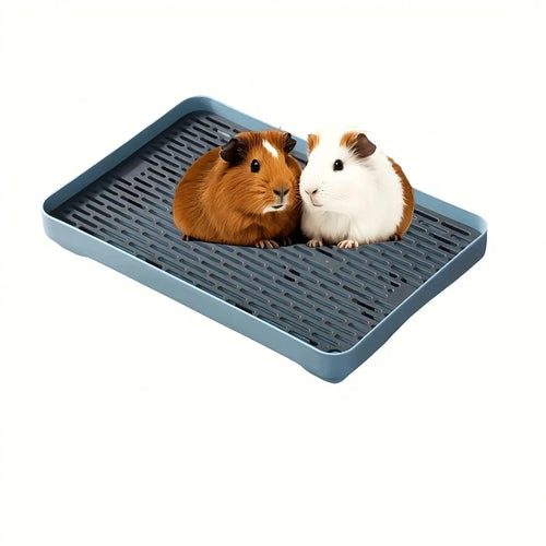 1pc Rabbit Litter Box Small Pet Toilet Tray Bunnie Corner Toilet Box
