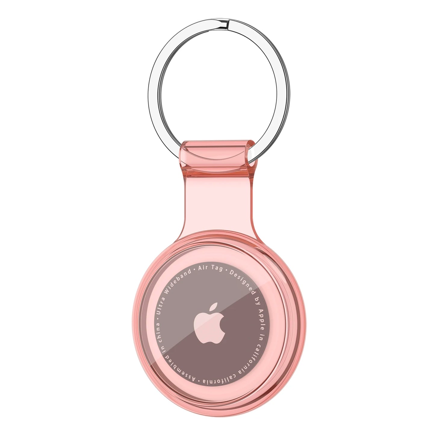 Waterproof Anti-lost Keychain Holder TPU Case for Apple Airtag Air Tag