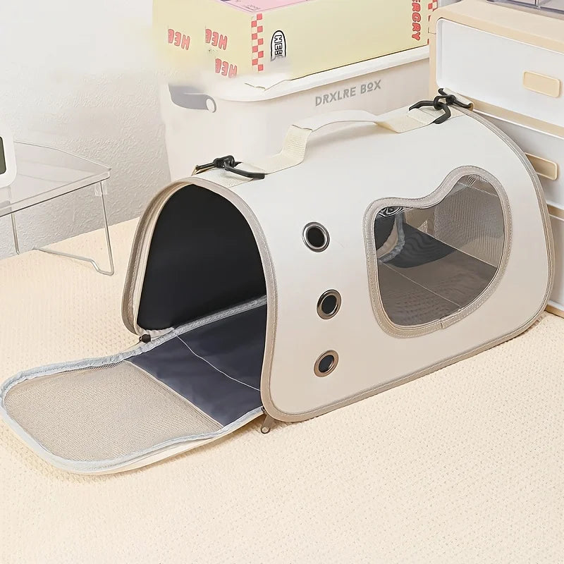 Portable Pet Carrier Bag for Small Dogs Cats Outdoor Foldable Cat Bag