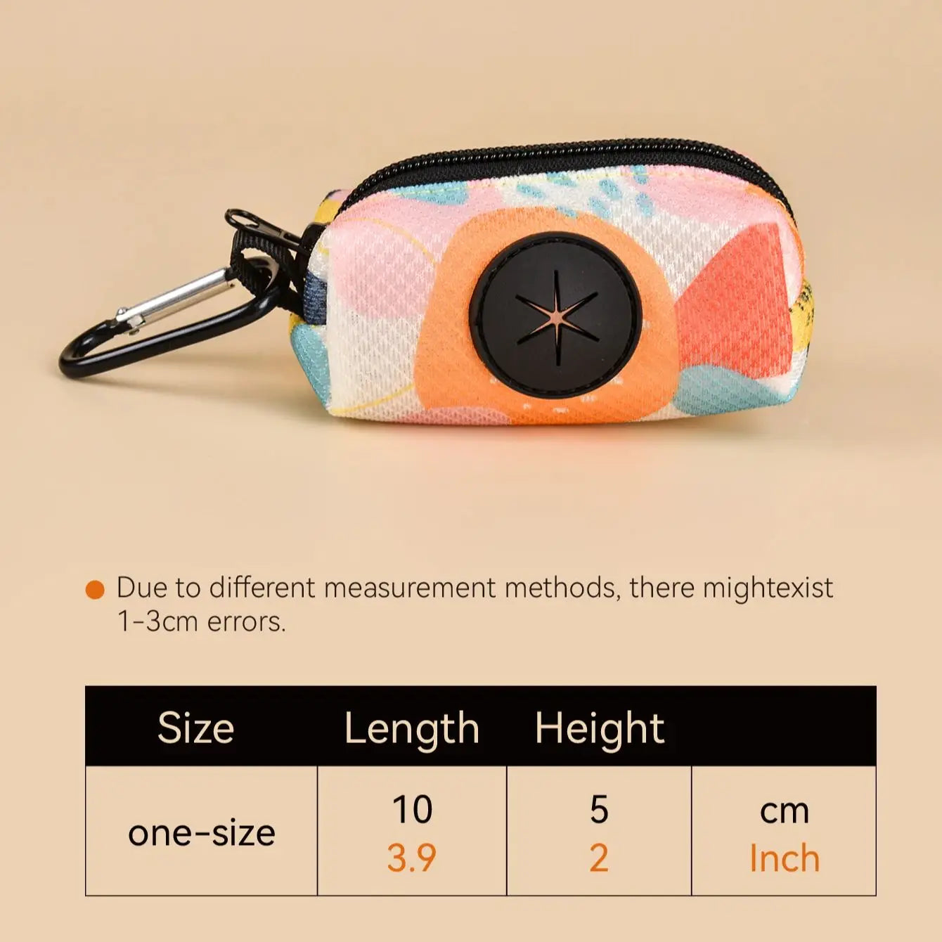 Abstract Designer Print Cute Design Pet Poop Bag Holder Dispenser