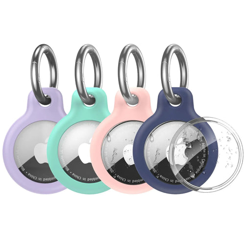 Waterproof Cover for Apple Airtag Holder Keychain with Anti-Lost