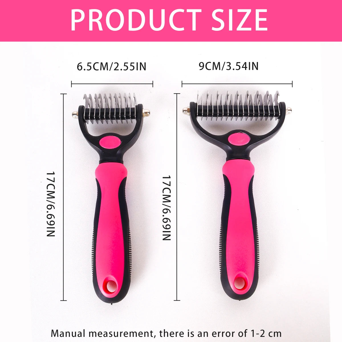 A Pet Double-sided Knot Comb Dog Comb Dog Comb Cat Beauty Hair Removal