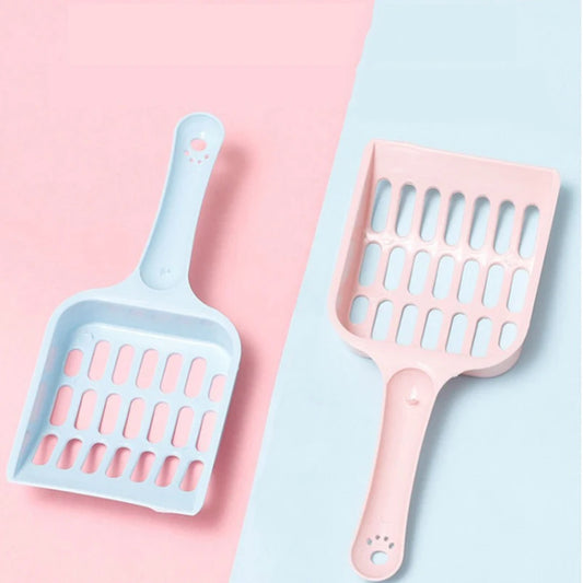 New pet litter shovel Candy color high appearance horizontal handle