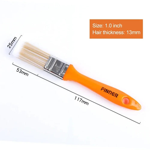 Home Improvement Wall Paint Brush PET Soft Bristle Durable Cleaning