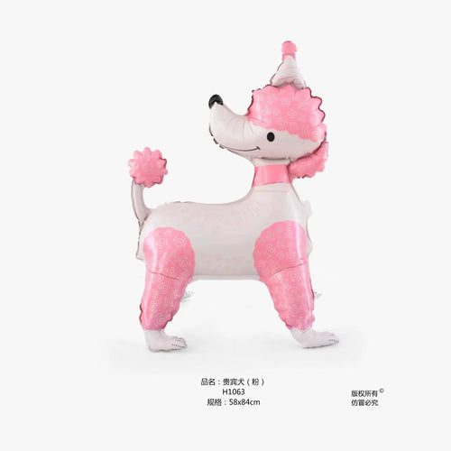 New standing cartoon animal,bulldog, shepherd, poodle, puppy, pet,