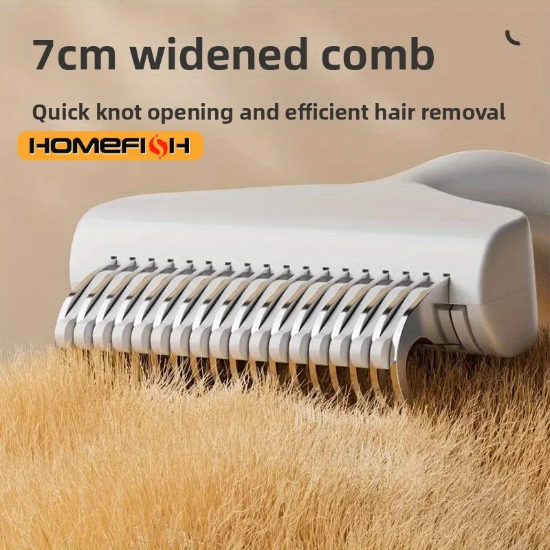1PC Floating Stainless Steel Dog Hair Removal Brush for Long Hair
