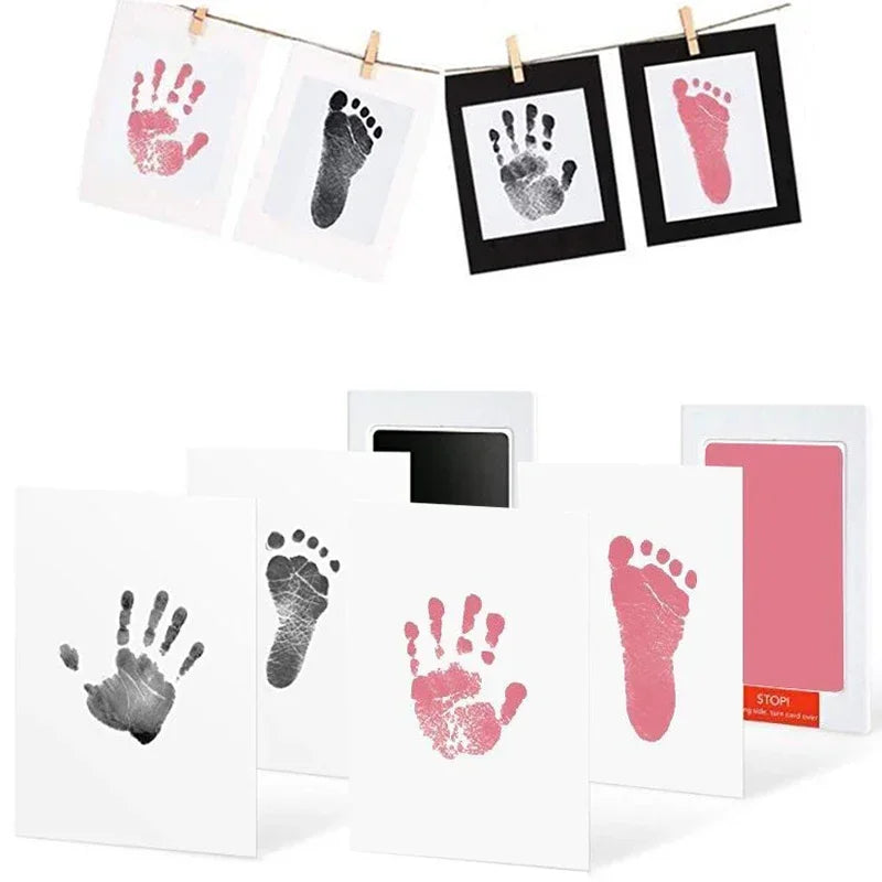 Baby Footprints Handprint Non-toxic Safe No Touch Skin Inkless Ink