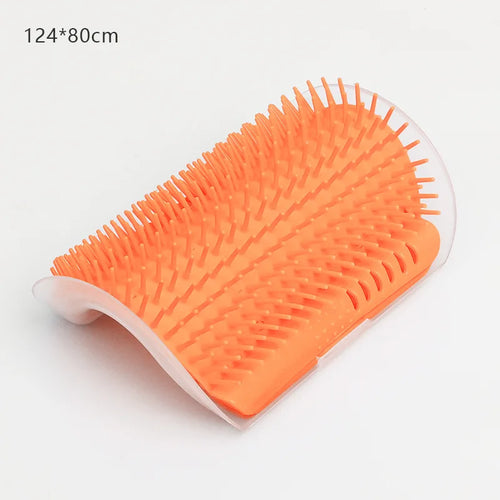 Cat Massage Tool Pet Hair Removal Massage Comb Wall Corner Self