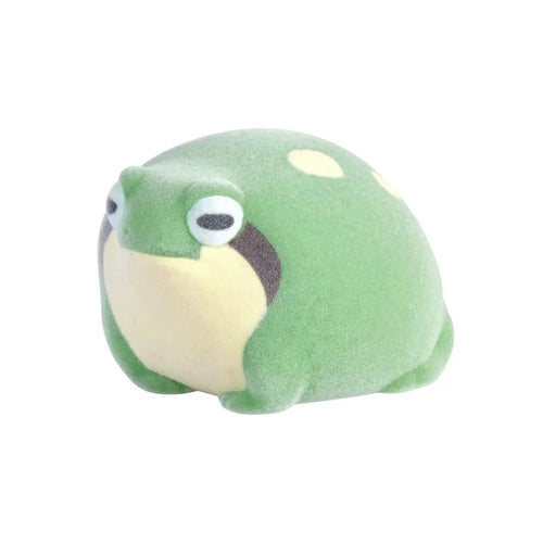 Flocking Frog Gashapon Capsule Toys Mini Soft Cute Figurines Kawaii