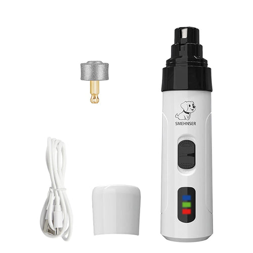 Electric Pet Nail Clipper USB Charging Dog Nail Grinder Portable Puppy