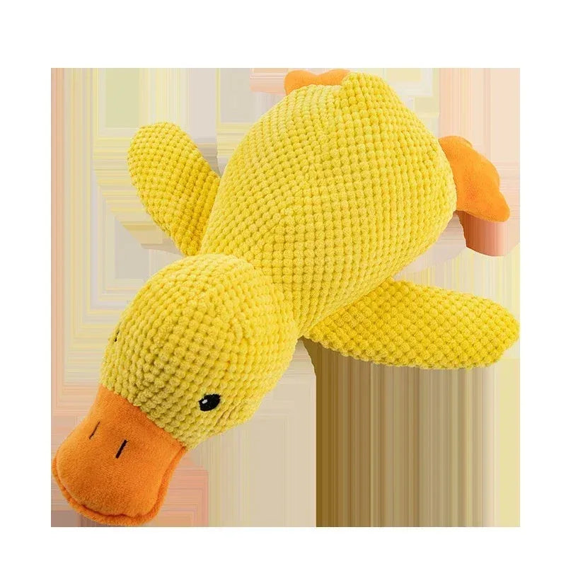 Pet Plush Toy Dog Calming Duck Companion Sleeping Duck Toys Chew Toy