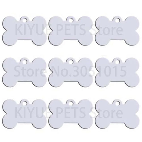 Wholesale 20Pcs Classic Bone Dog ID Tag Pet Tags Custom Anti-Lost