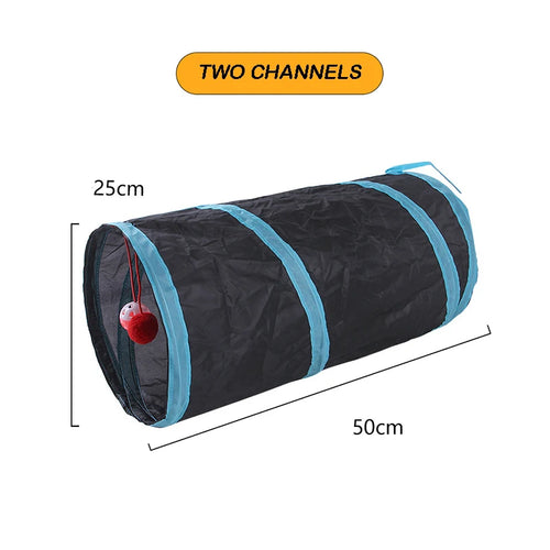Cat Tunnel Foldable Cat Tunnel Pet Supplies Cat S T Y Pass Play Tunnel