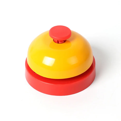 Table Order Bell Multi Color Handbell for Restaurant Kitchen Bar