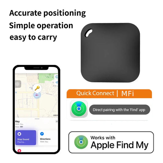 Work with Apple Find My APP Smart Bluetooth GPS Tracker ITag Anti Lost