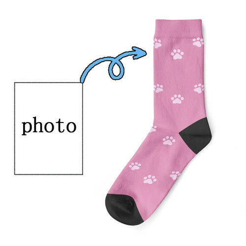 Custom Socks Cat 3D Print Men/Women Socks Casual Funny Novelty DIY