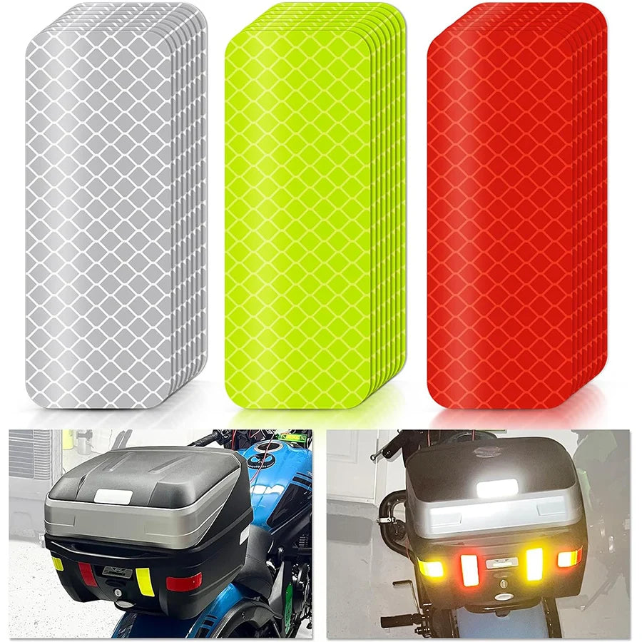 10 Reflective Stickers, Warning Safety Reflective Stickers, Pet Safety
