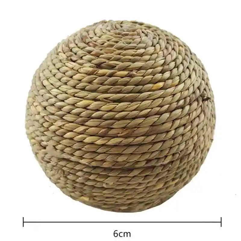 6/10cm Chewing Braided Ball Guinea Pig Rabbit Hamster Small Animal