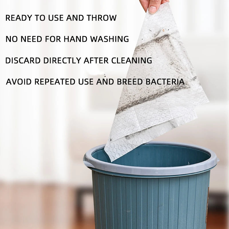 1 Pack Dust Removal Paper, Disposable Mopping Cloth For Floor