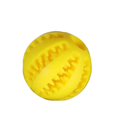 Natural Rubber Pet Dog Toys Dog Chew Toys Tooth Cleaning Treat Ball