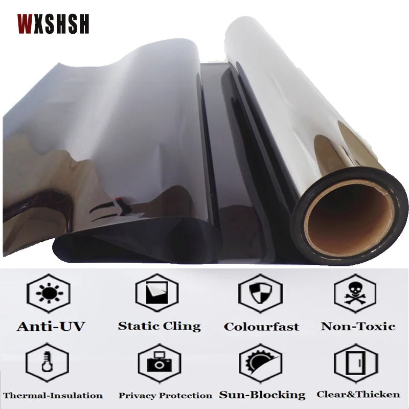 Window Privacy Film One Way Daytime Privacy Static Cling Sun Blocking