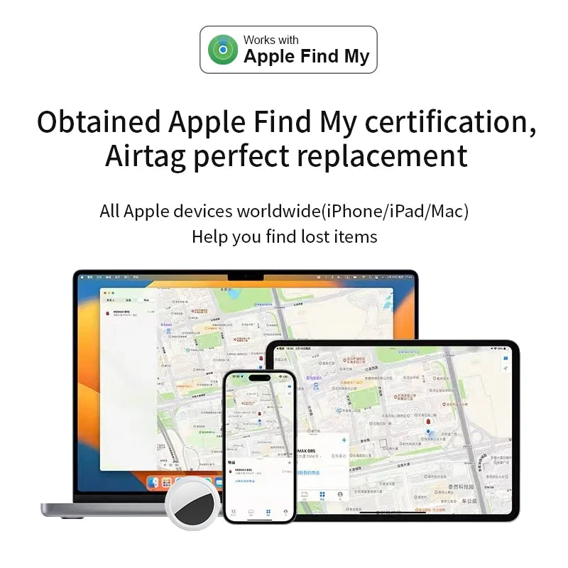 Airtag Bluetooth GPS Trackers IPX 5 Waterproof Sport Tracking Find My