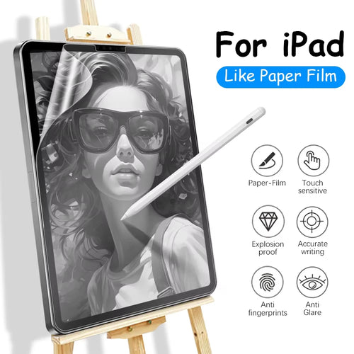 Matte Paper Film Like Screen Protector For iPad Air 13 11 M2 M3 5 4 3