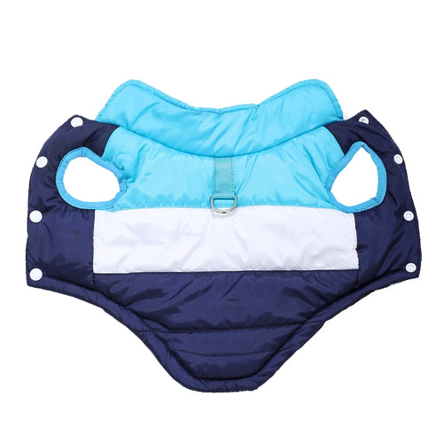 Pet Dog Hiking Jacket With R-ing Warm Dog Clothes Windproof Outdoor
