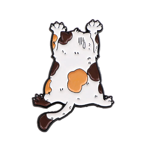 Funny Pet Cat Enamel Pins Lapel Pins Badge For Backpack Clothes Pin