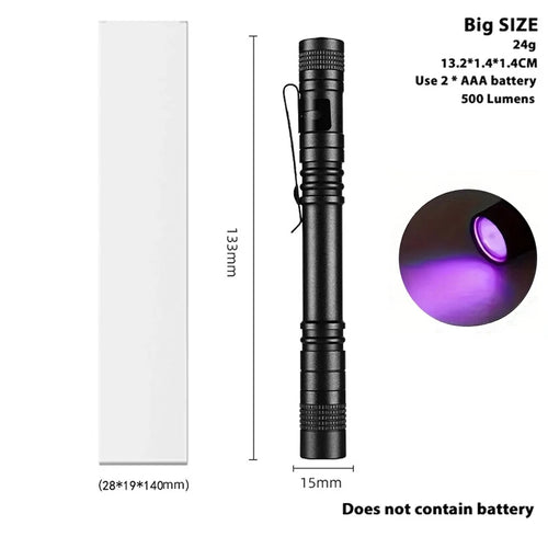 395nm UV Flashlight Ultraviolet Light,Pet Dog Cat Urine Detector