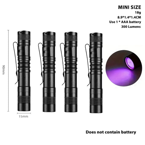 395nm UV Flashlight Ultraviolet Light,Pet Dog Cat Urine Detector