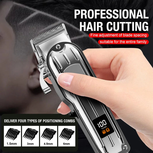 All metal blade male clipper, electric hair clipper, household